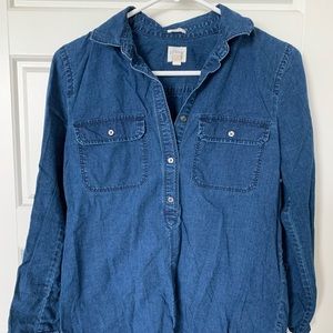 J Crew chambray denim shirt